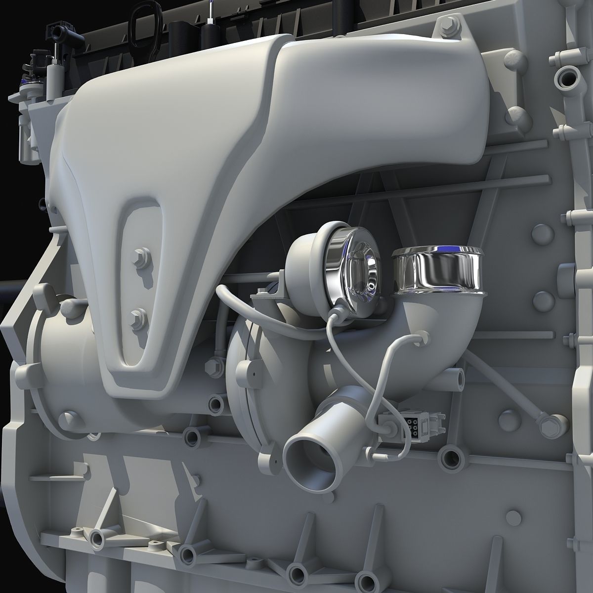 Dark Cover Escape Engine 3D model_12