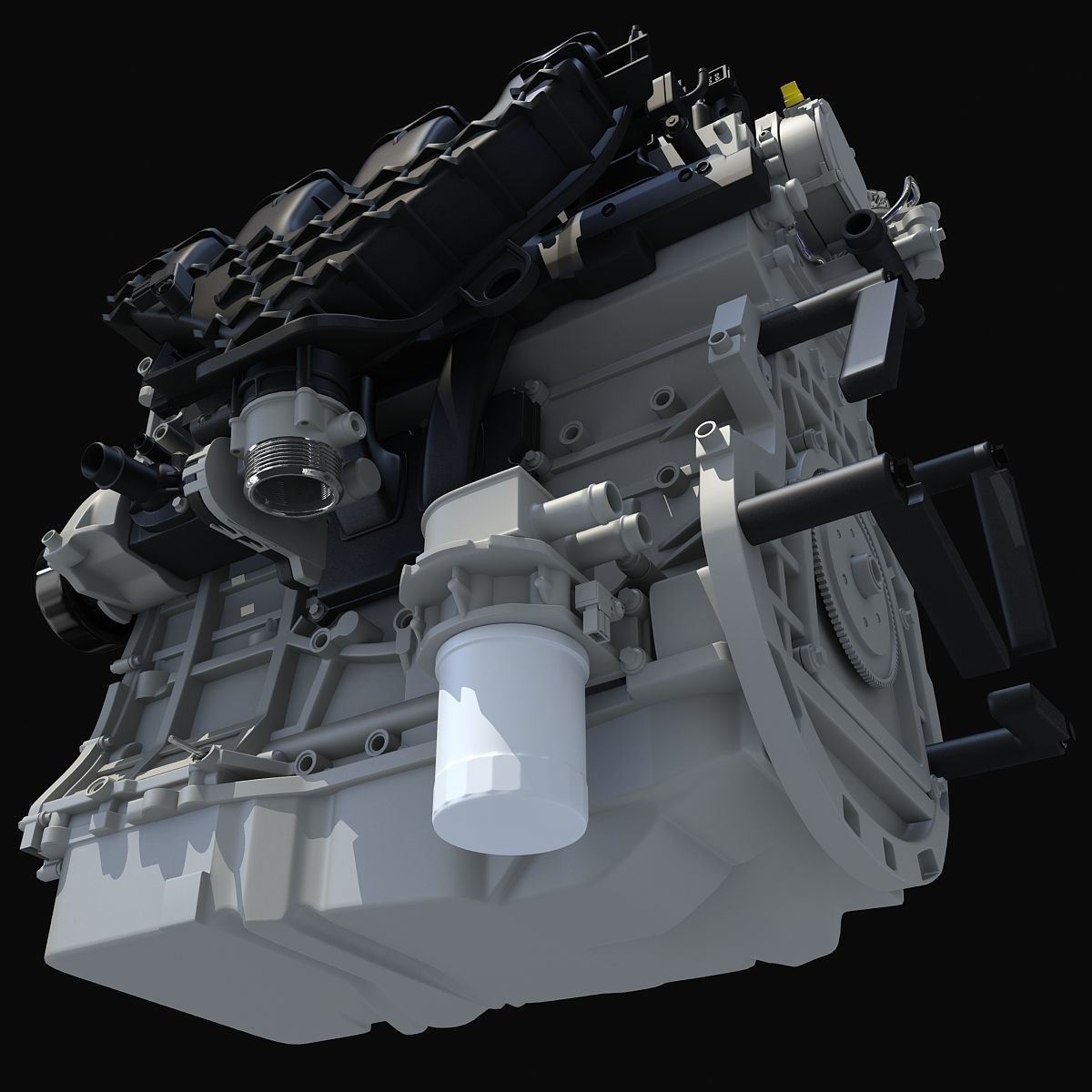 Dark Cover Escape Engine 3D model_4
