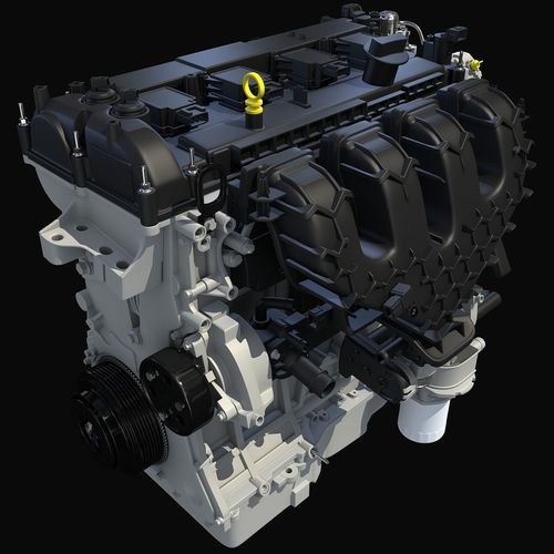 Dark Cover Escape Engine 3D model