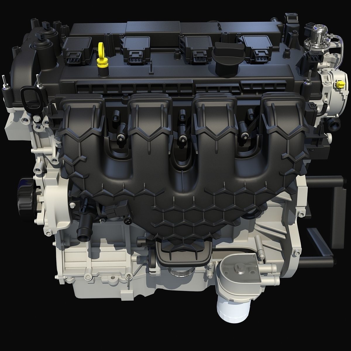 Dark Cover Escape Engine 3D model_7