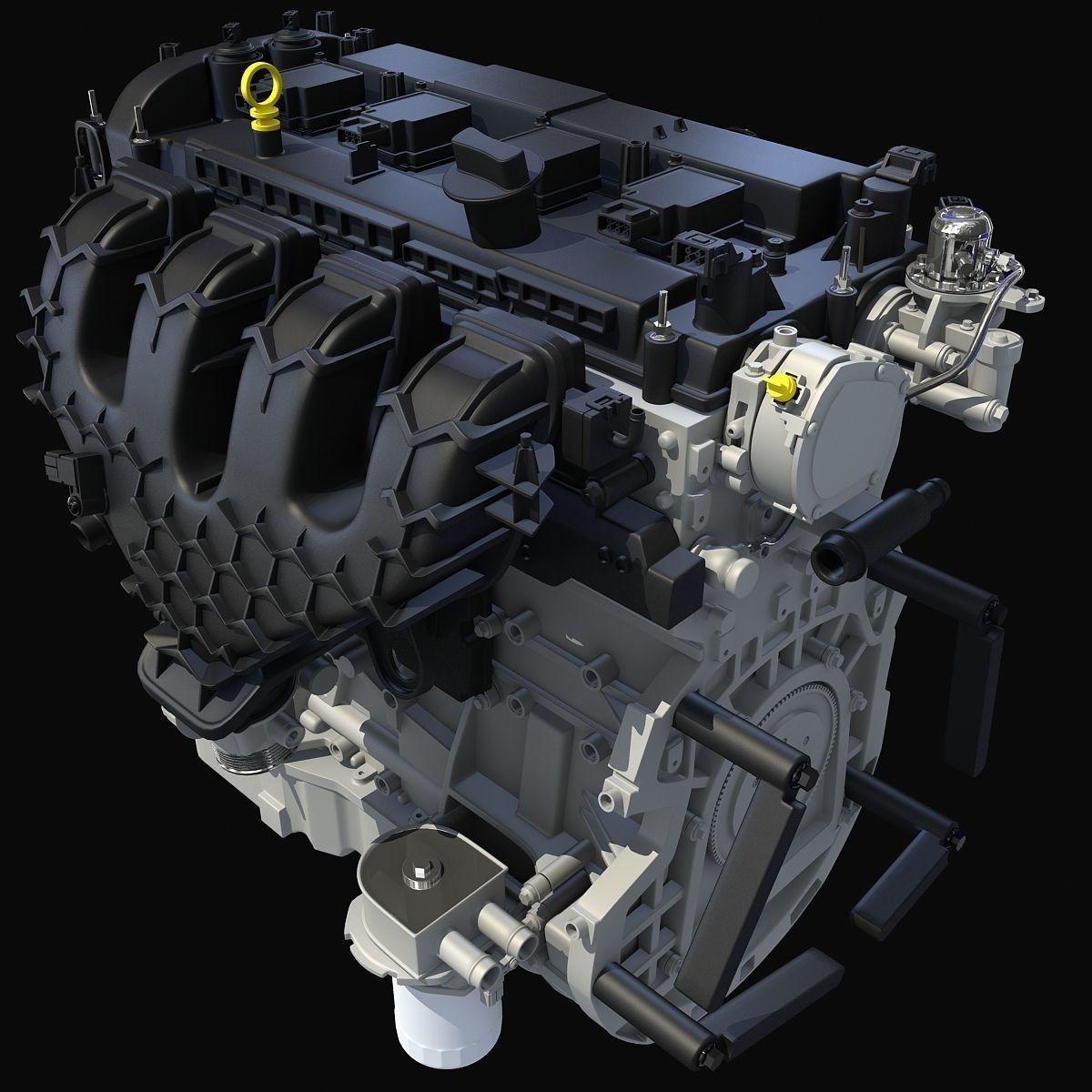 Dark Cover Escape Engine 3D model_5