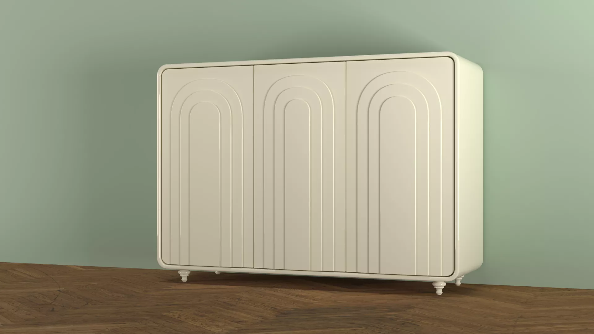 Modern Cabinet Free low-poly 3D model