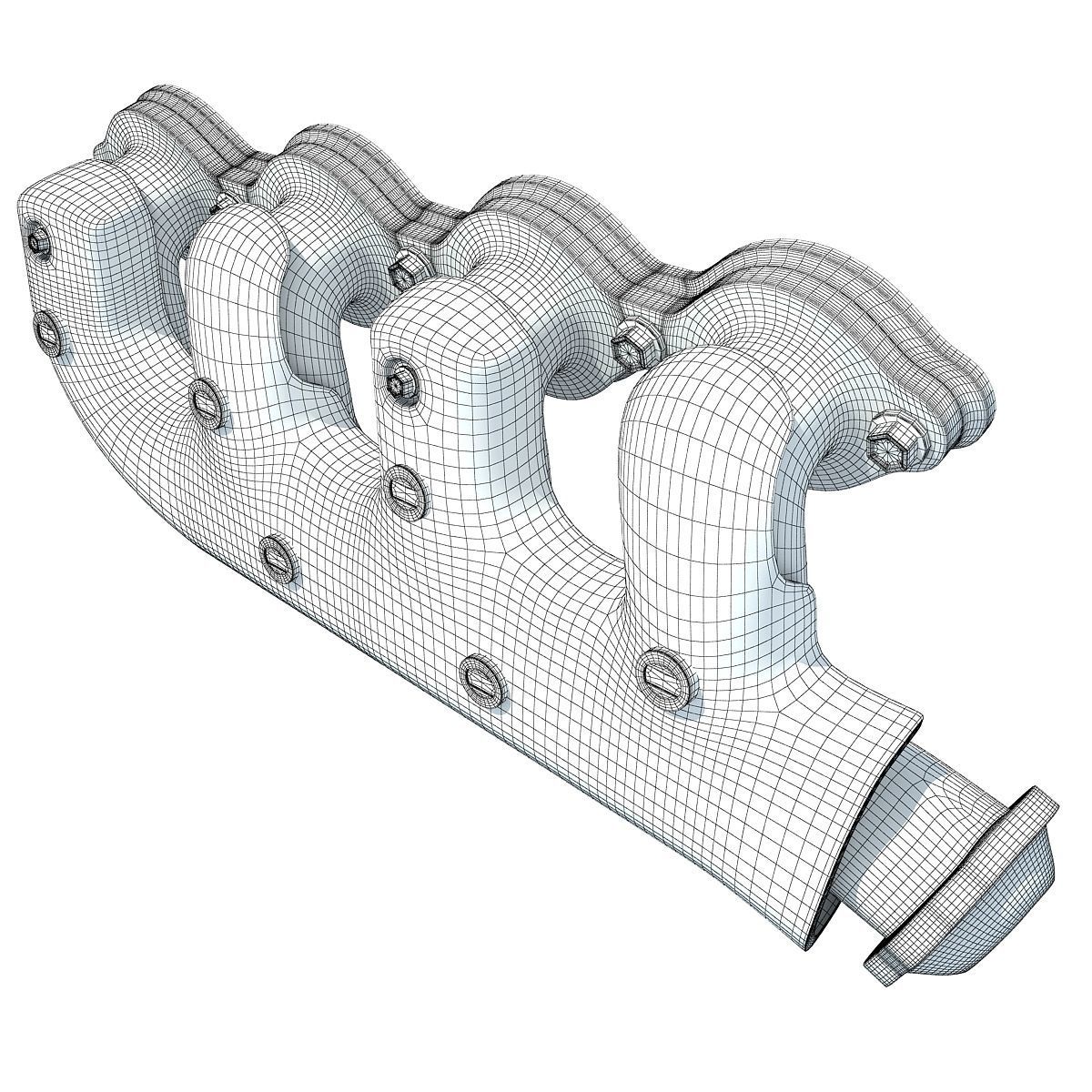Exhaust Manifolds V2 3D model_8