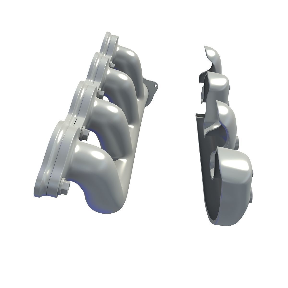 Exhaust Manifolds V2 3D model_4