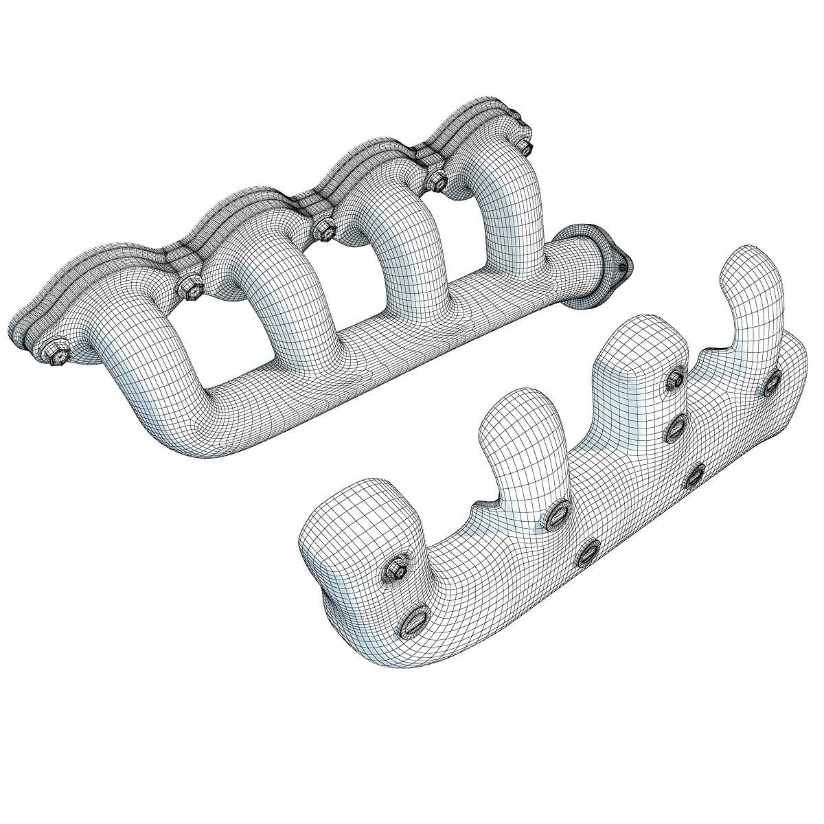 Exhaust Manifolds V2 3D model_11