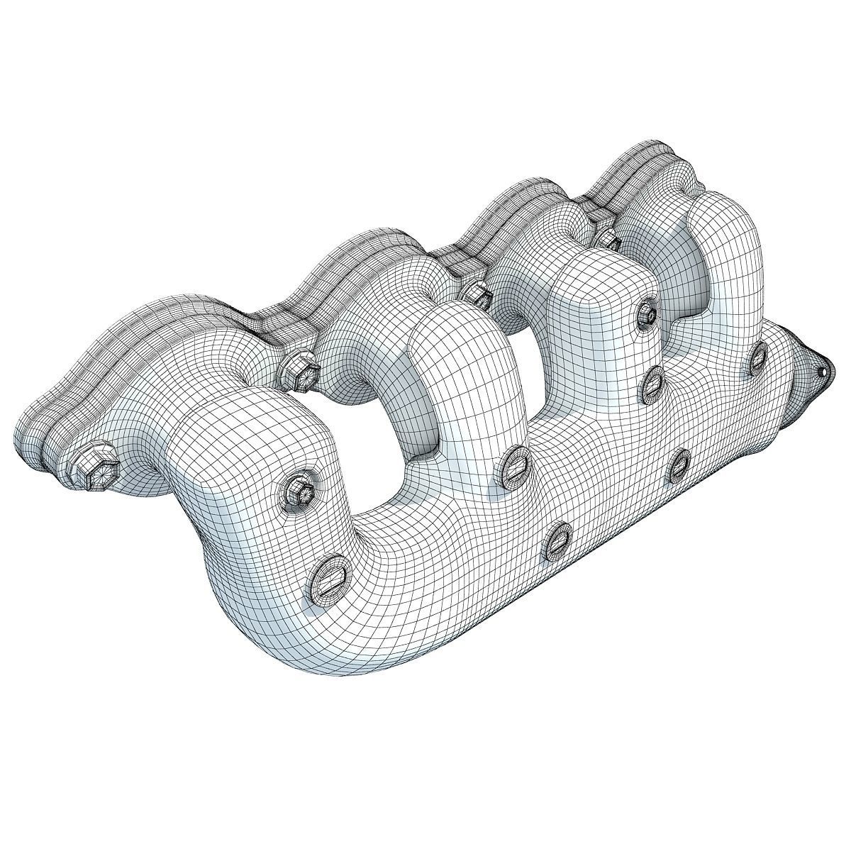 Exhaust Manifolds V2 3D model_10