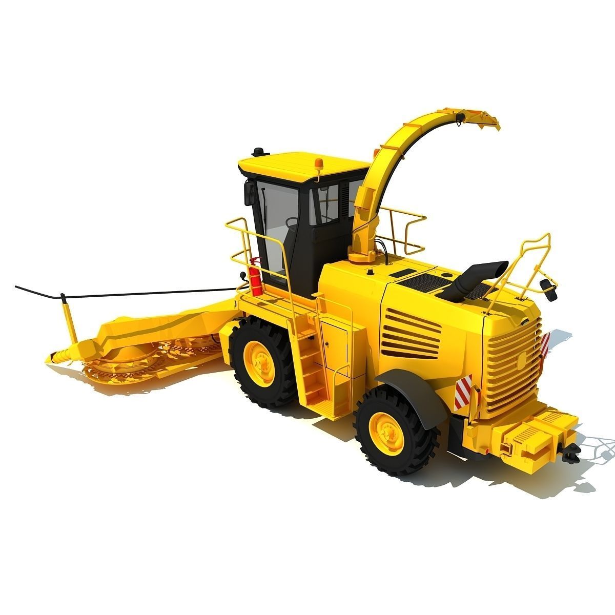 Farm Combine Collection 3D model_15