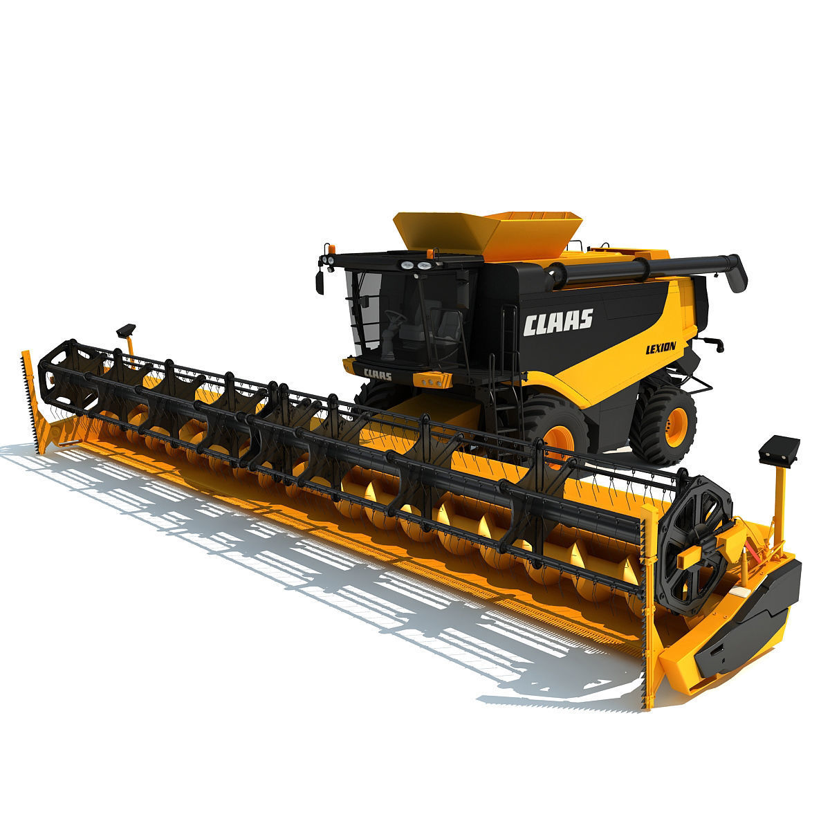 Farm Combine Collection 3D model_6