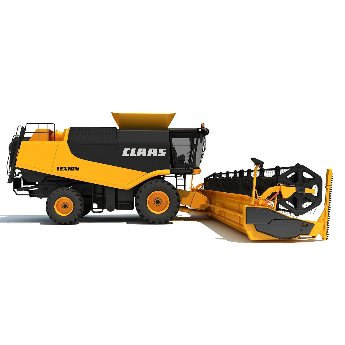 Farm Combine Collection 3D model_26
