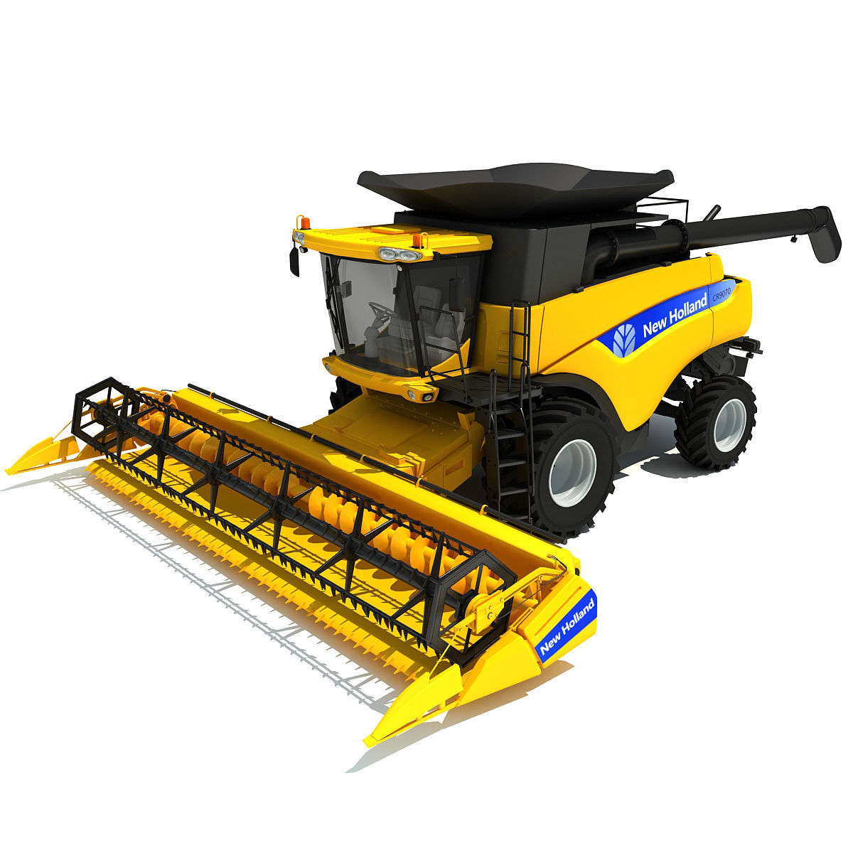 Farm Combine Collection 3D model_1