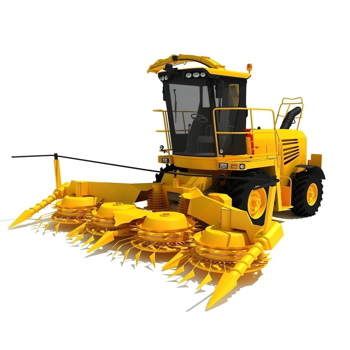 Farm Combine Collection 3D model_18