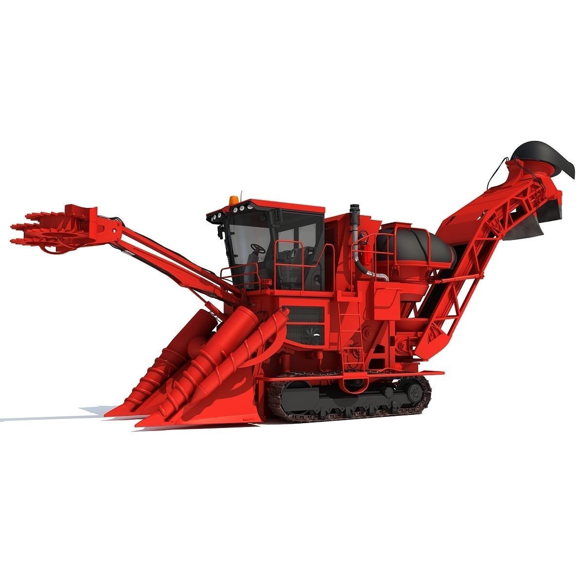 Farm Combine Collection 3D model_23
