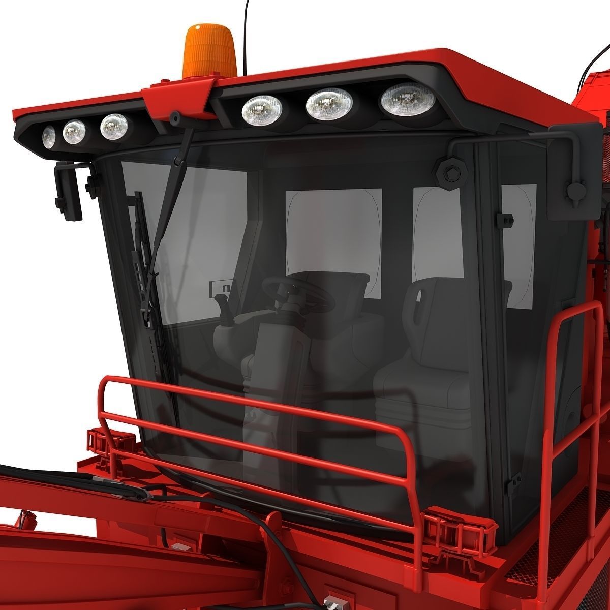 Farm Combine Collection 3D model_35