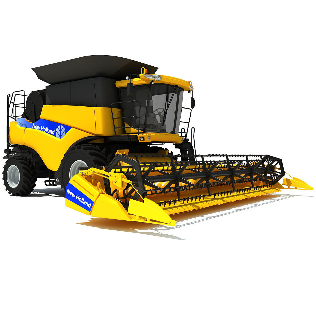 Farm Combine Collection 3D model_22