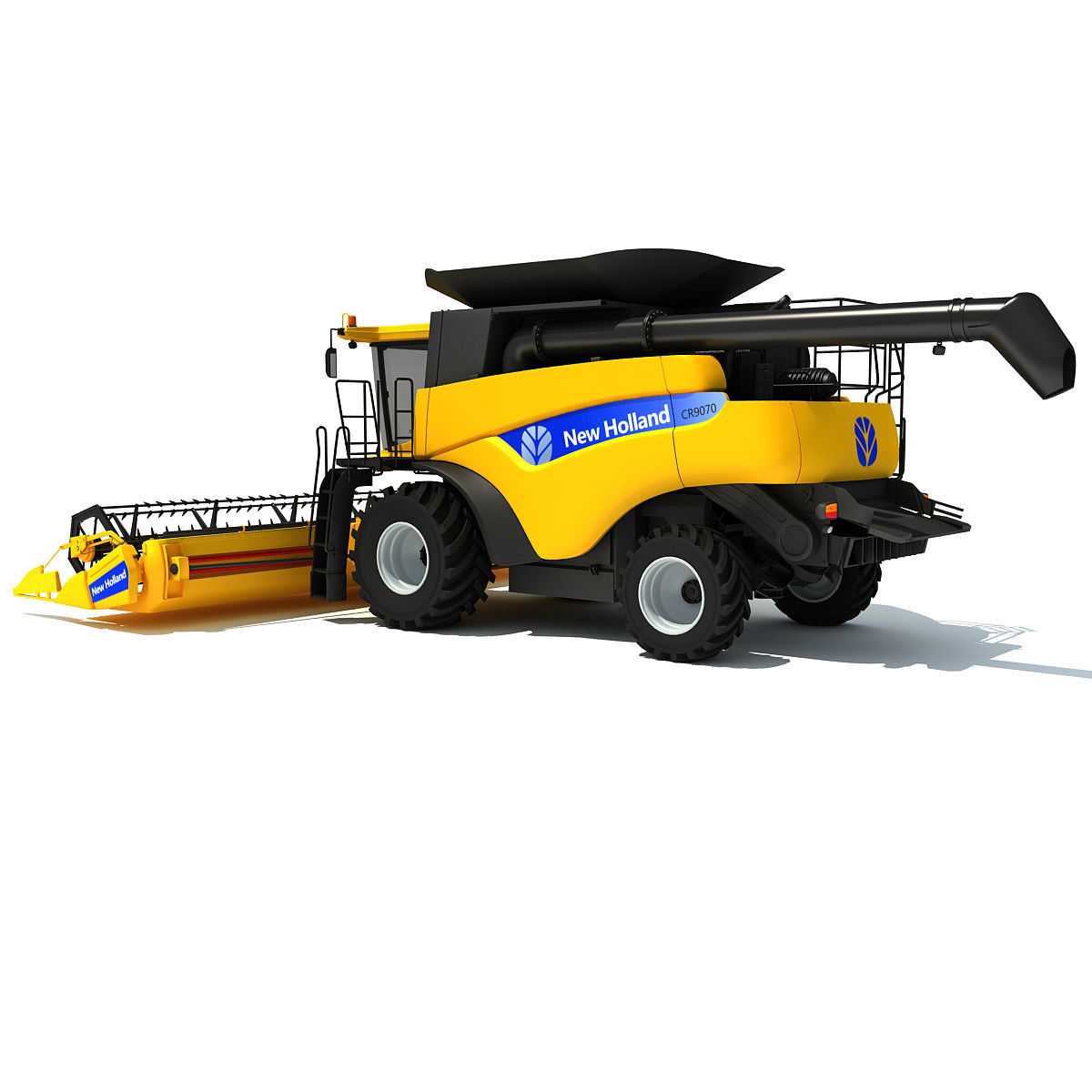 Farm Combine Collection 3D model_11