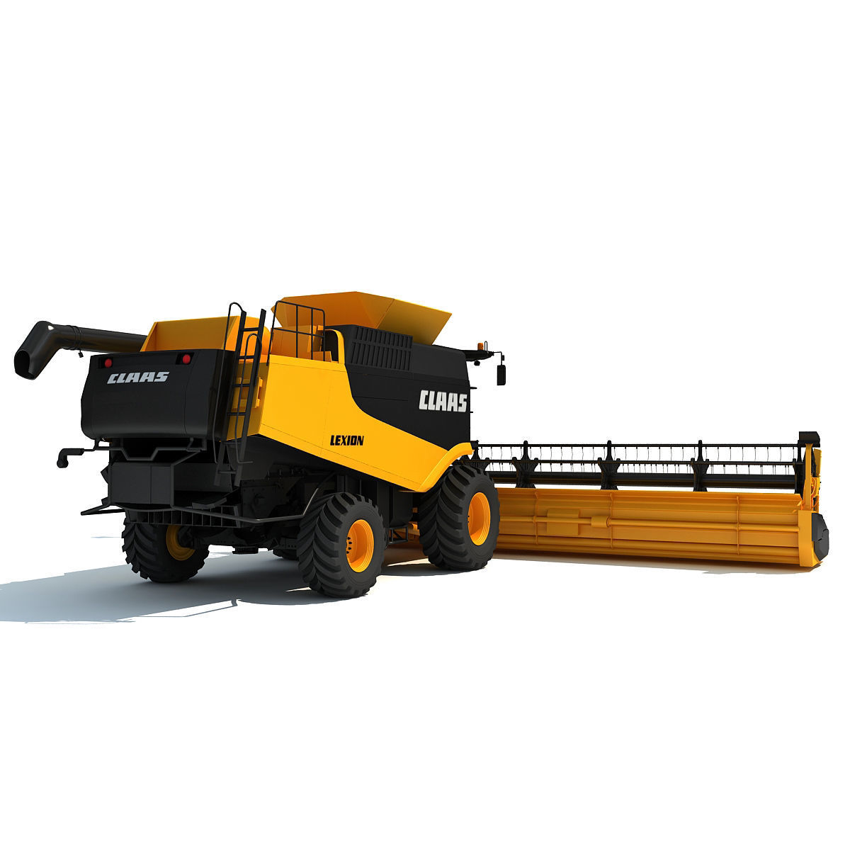 Farm Combine Collection 3D model_28