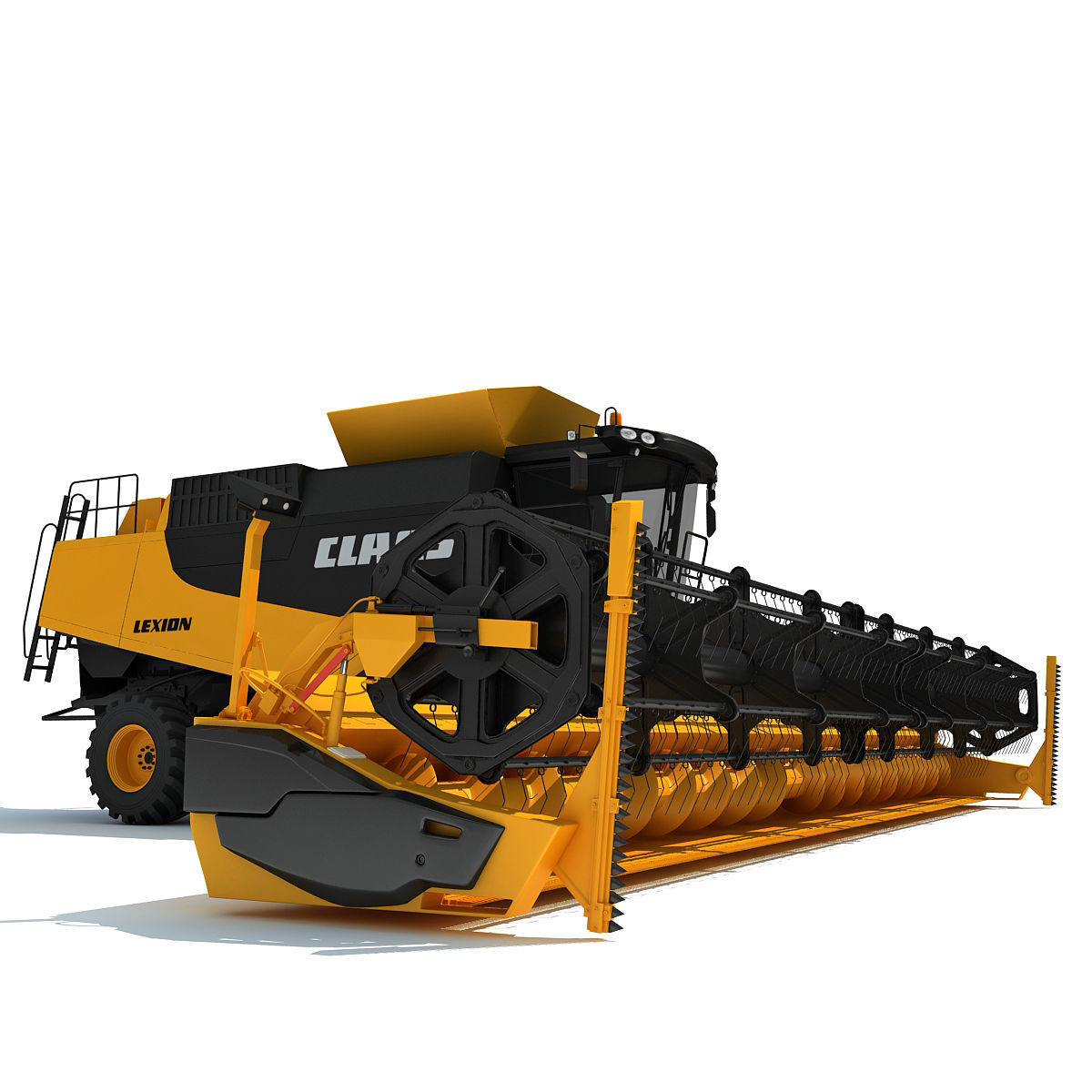 Farm Combine Collection 3D model_20