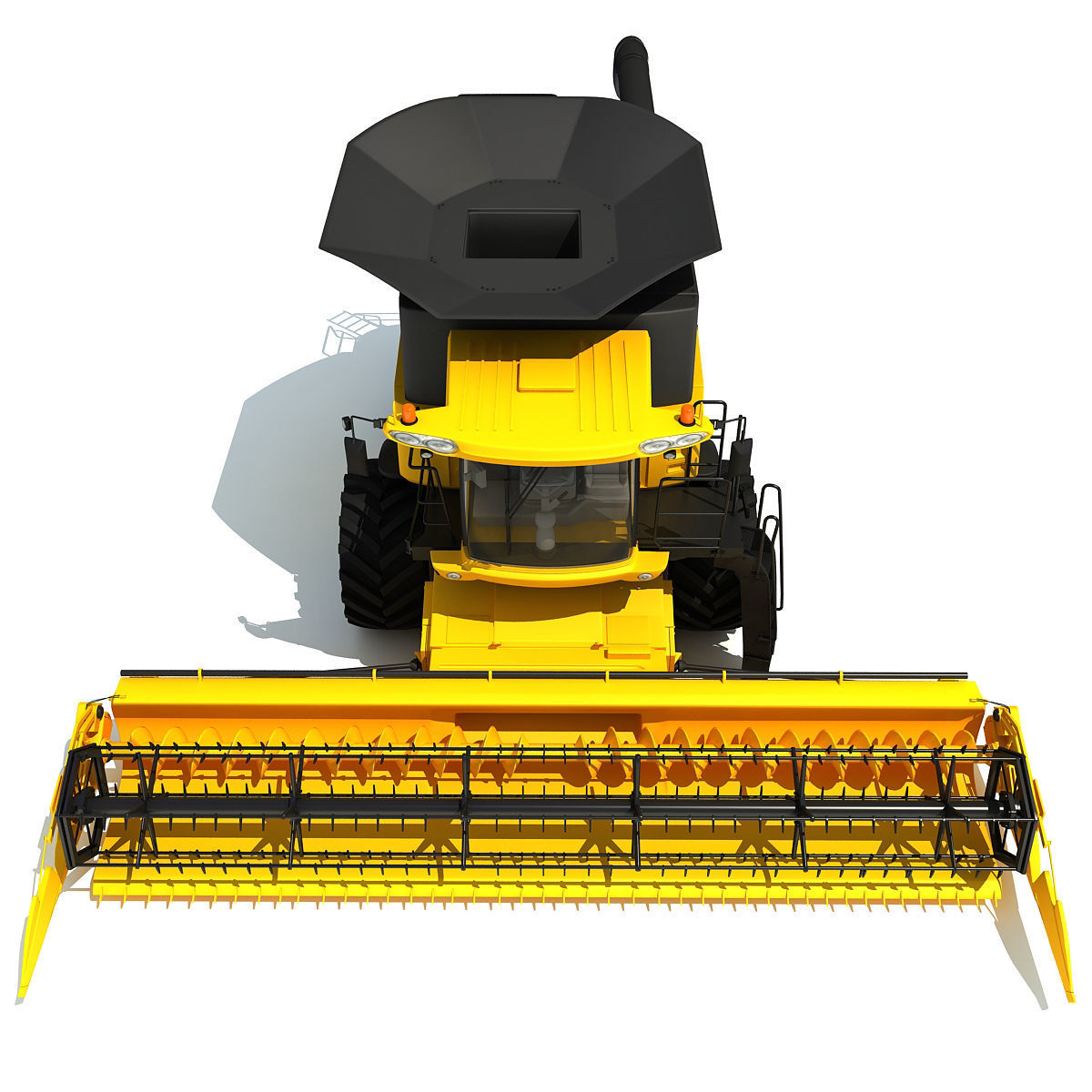 Farm Combine Collection 3D model_25
