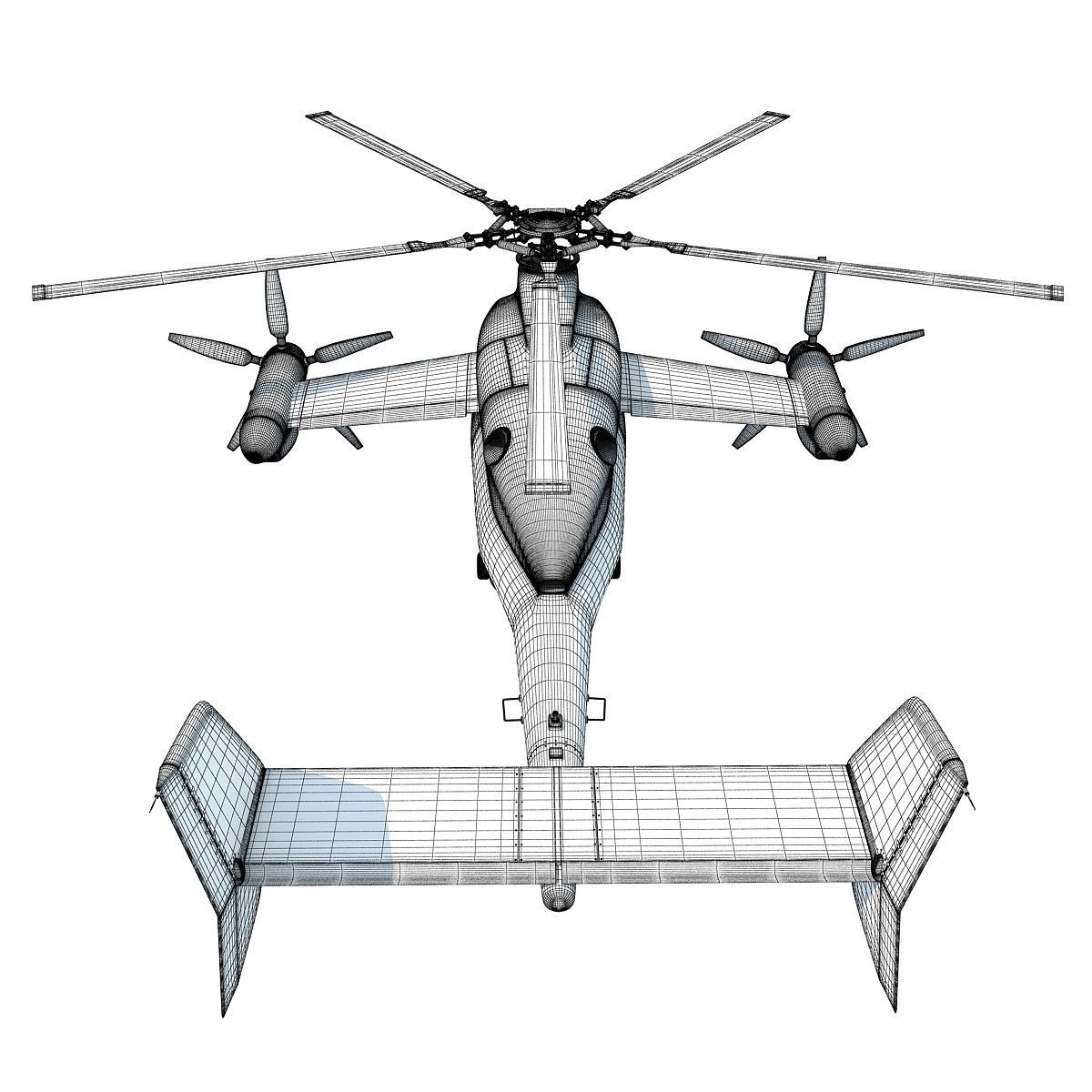 Eurocopter X3 Helicopter 3D model_18
