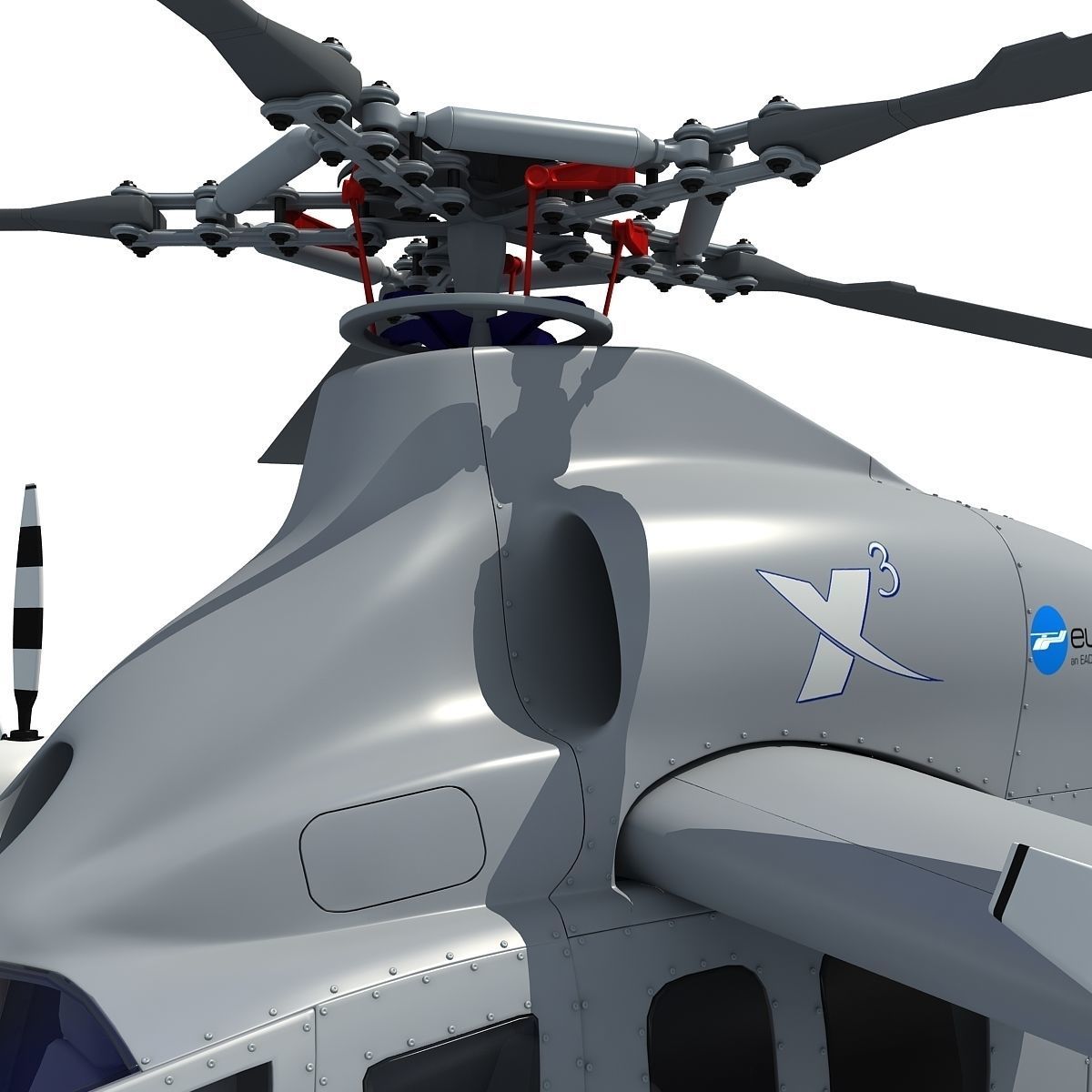 Eurocopter X3 Helicopter 3D model_13
