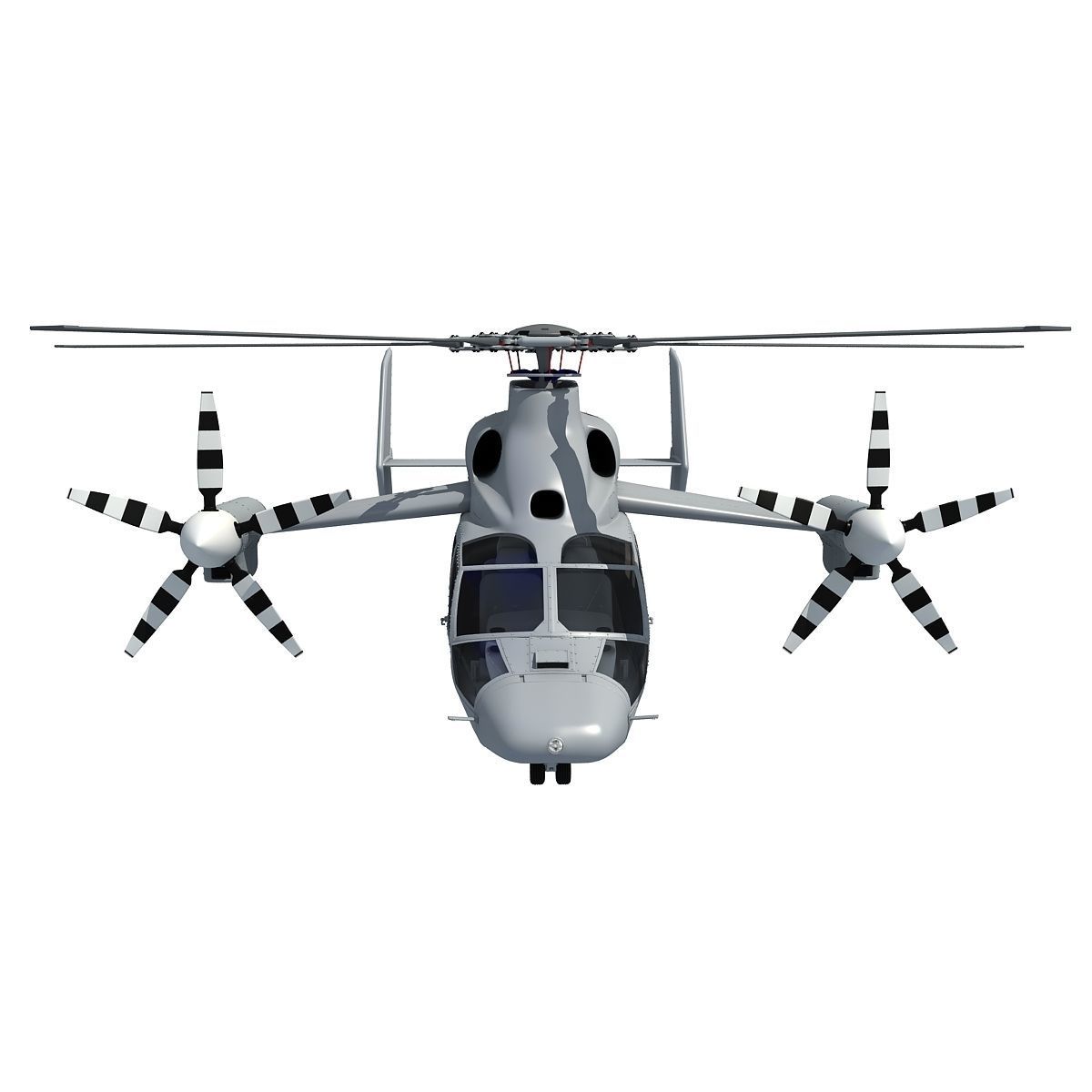 Eurocopter X3 Helicopter 3D model_2