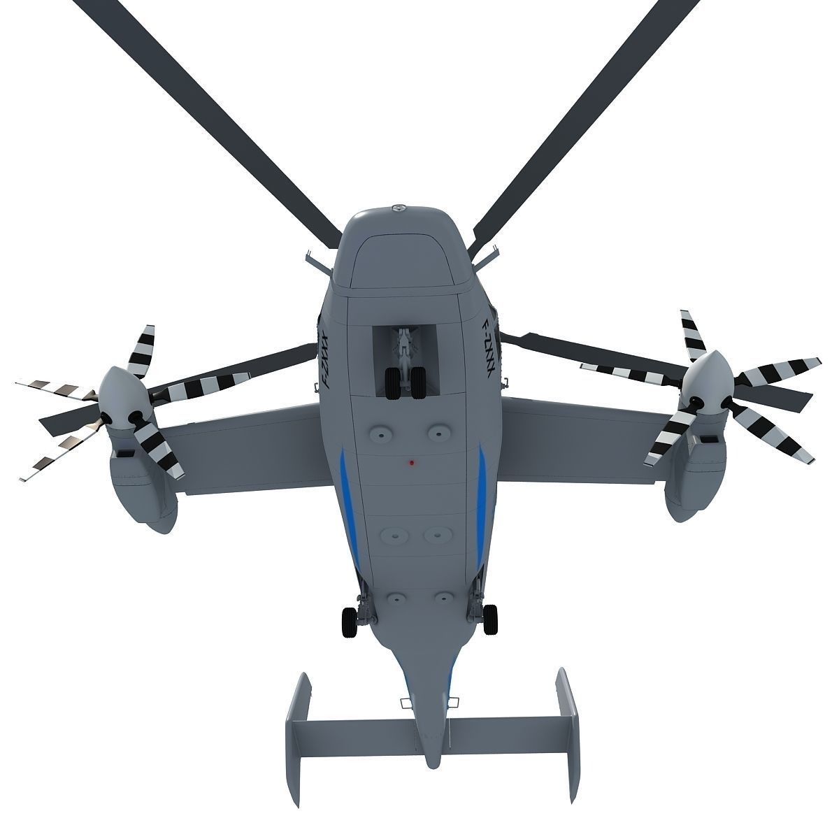 Eurocopter X3 Helicopter 3D model_6
