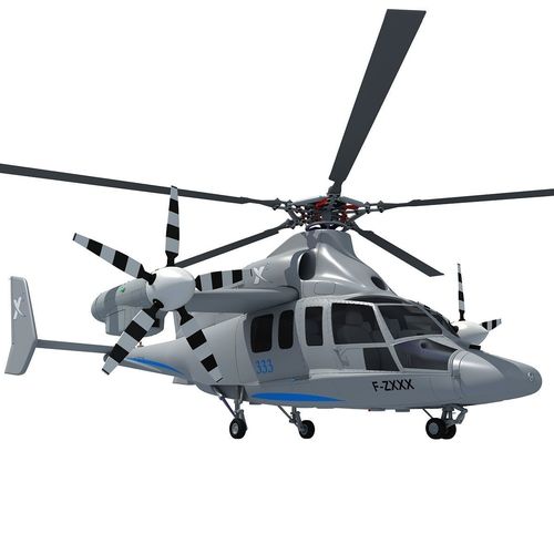 Eurocopter X3 Helicopter 3D model