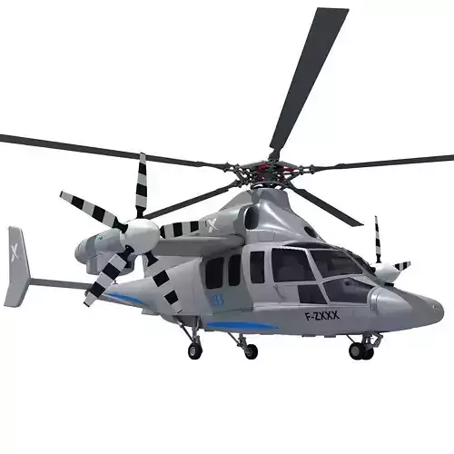 Eurocopter X3 Helicopter 3D model