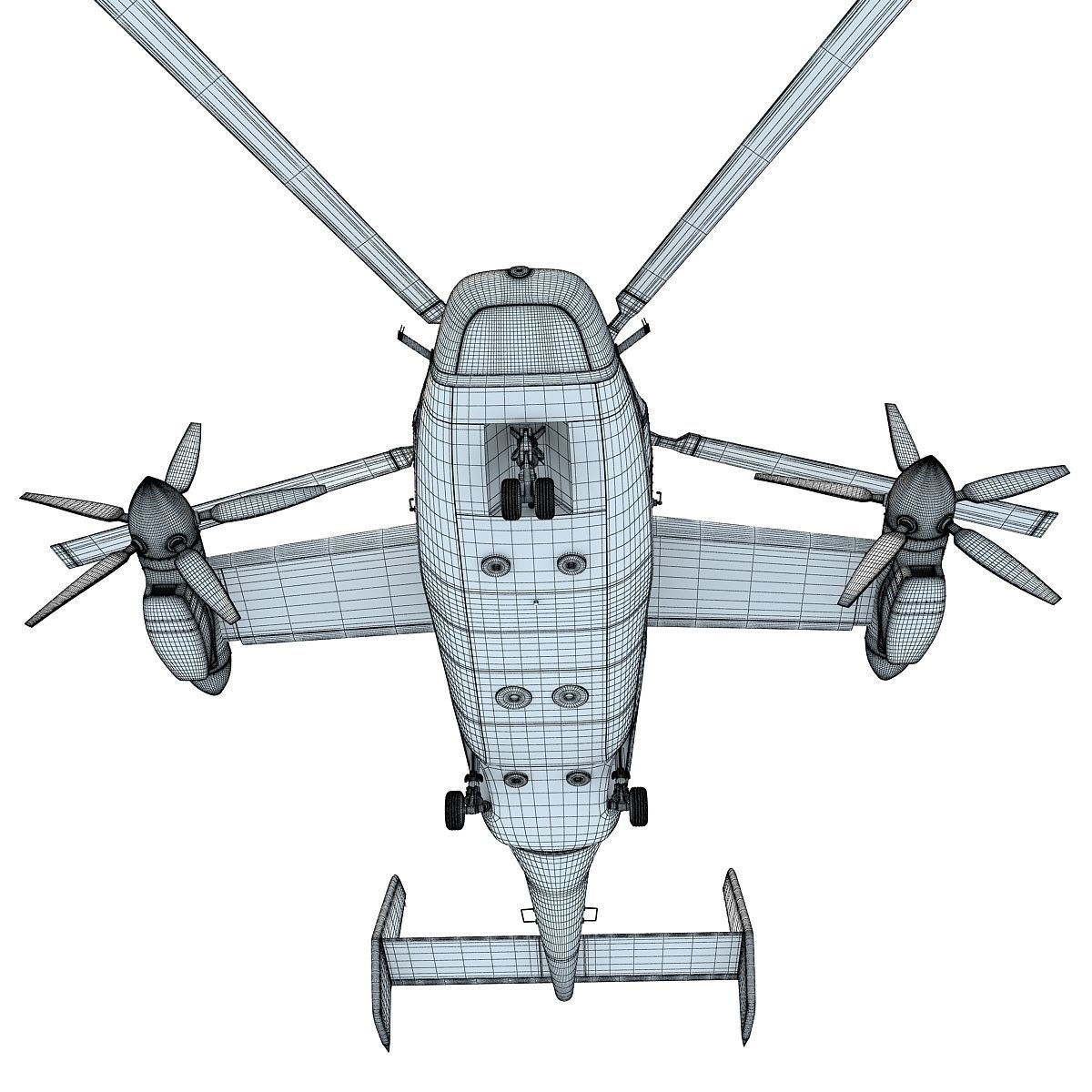 Eurocopter X3 Helicopter 3D model_19