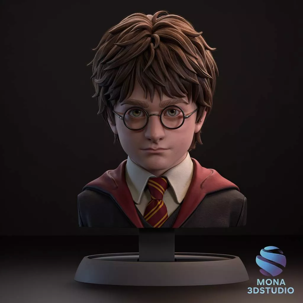 Harry Potter Bust - 3D Printable STL Model 3D print model