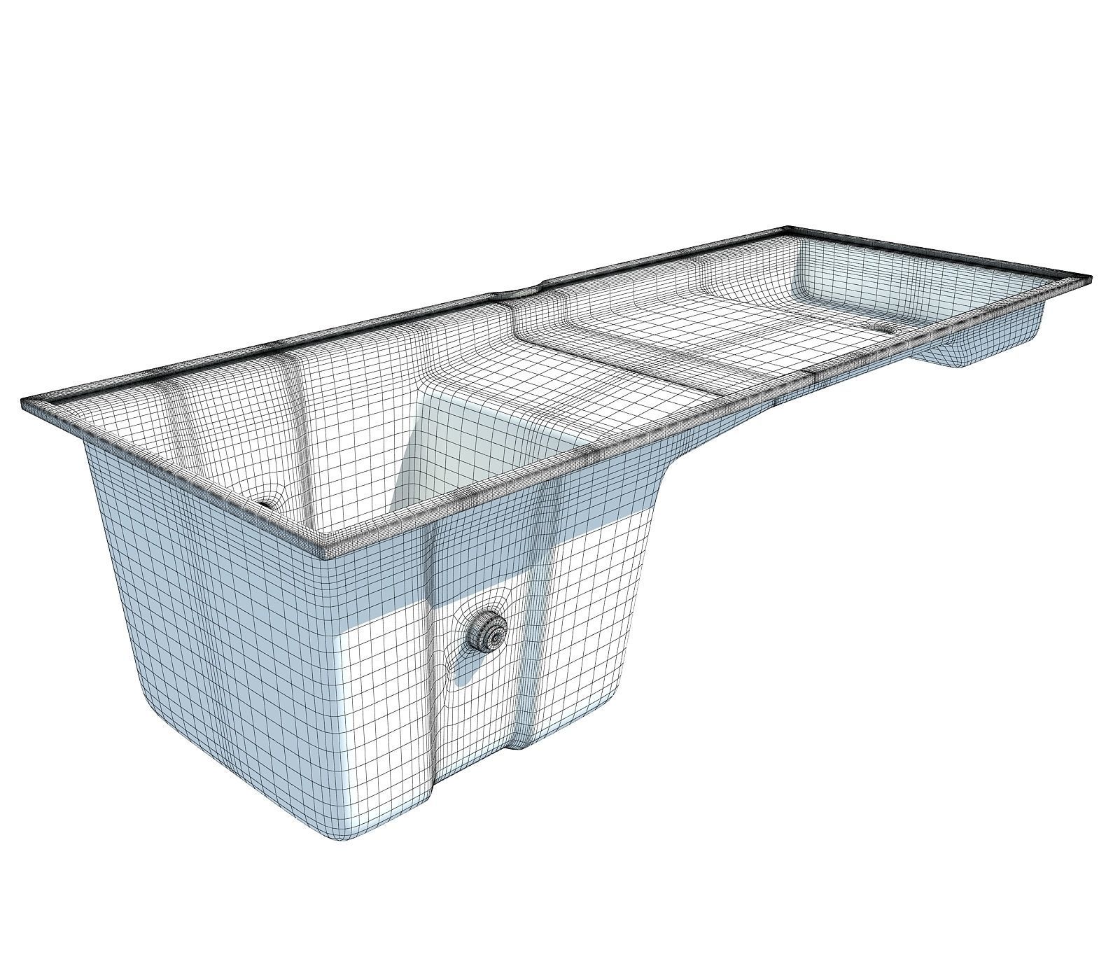 Red Engine Oil Sump Pan 72 3D model_6