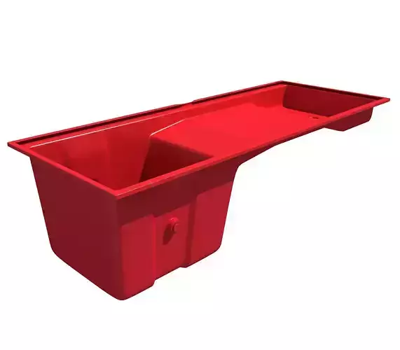 Red Engine Oil Sump Pan 72