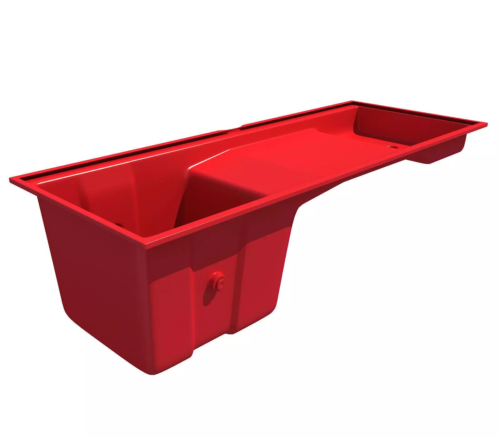 Red Engine Oil Sump Pan 72 3D model_0