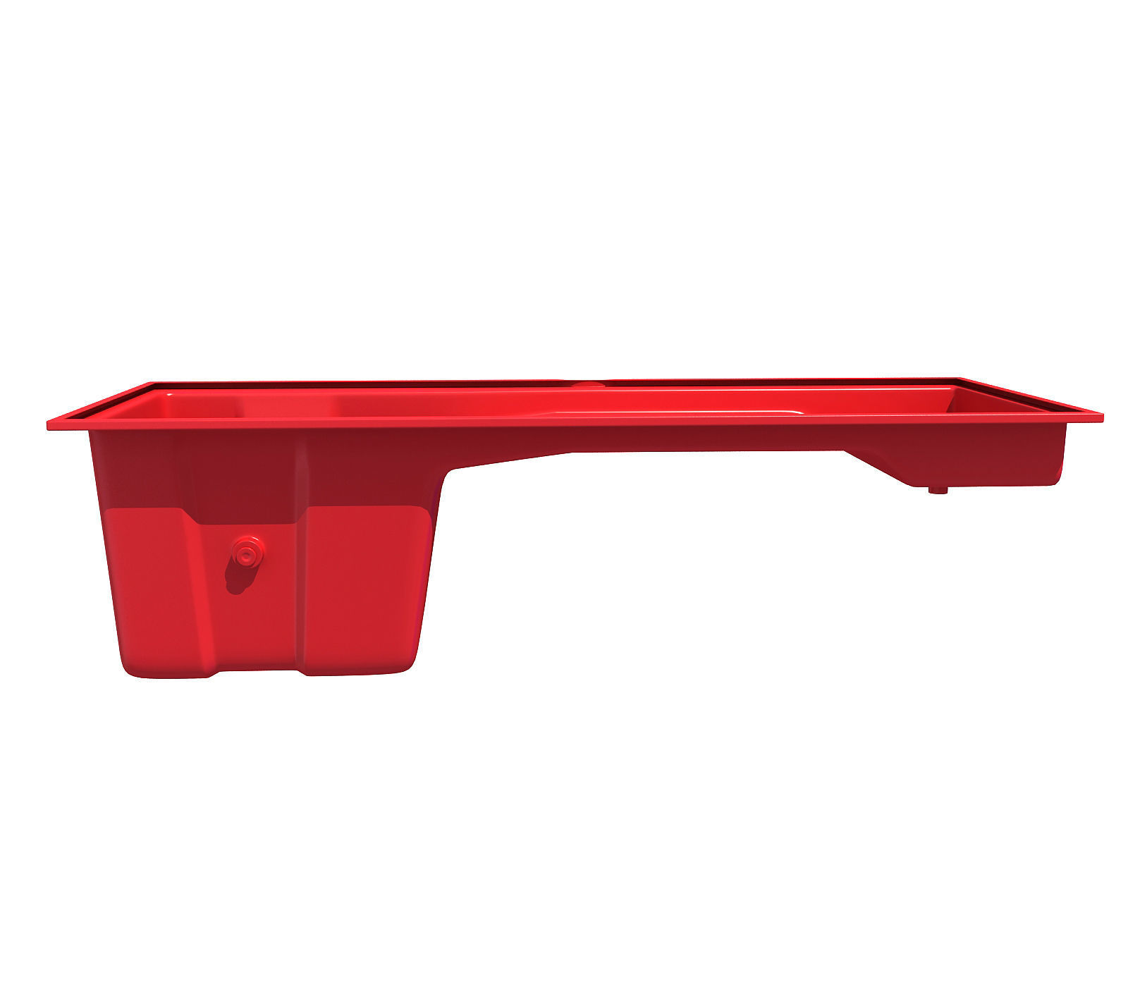 Red Engine Oil Sump Pan 72 3D model_2