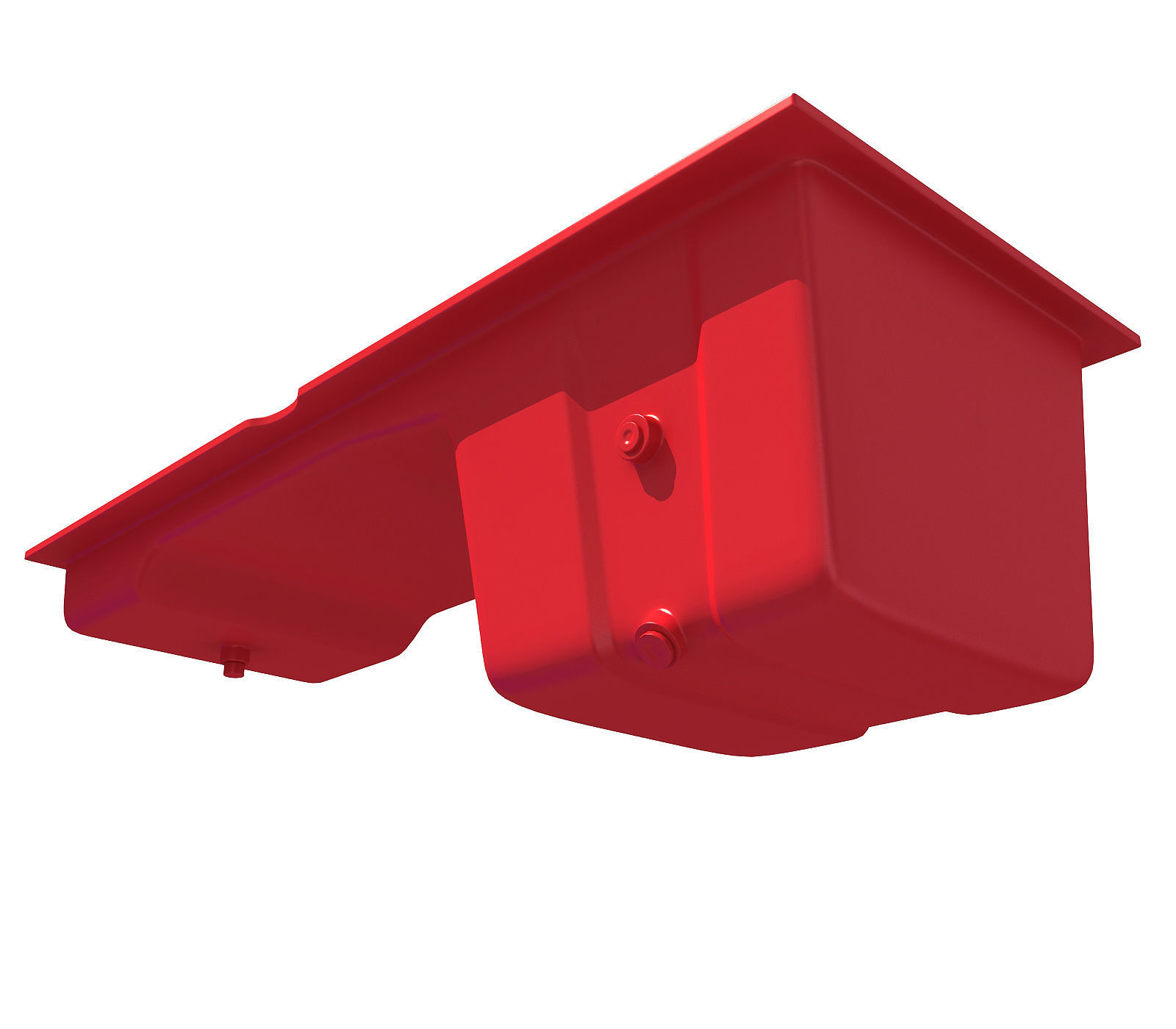 Red Engine Oil Sump Pan 72 3D model_4