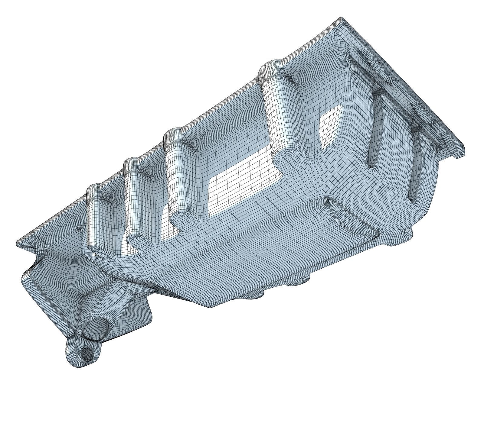 Engine Oil Sump 29 3D model_6