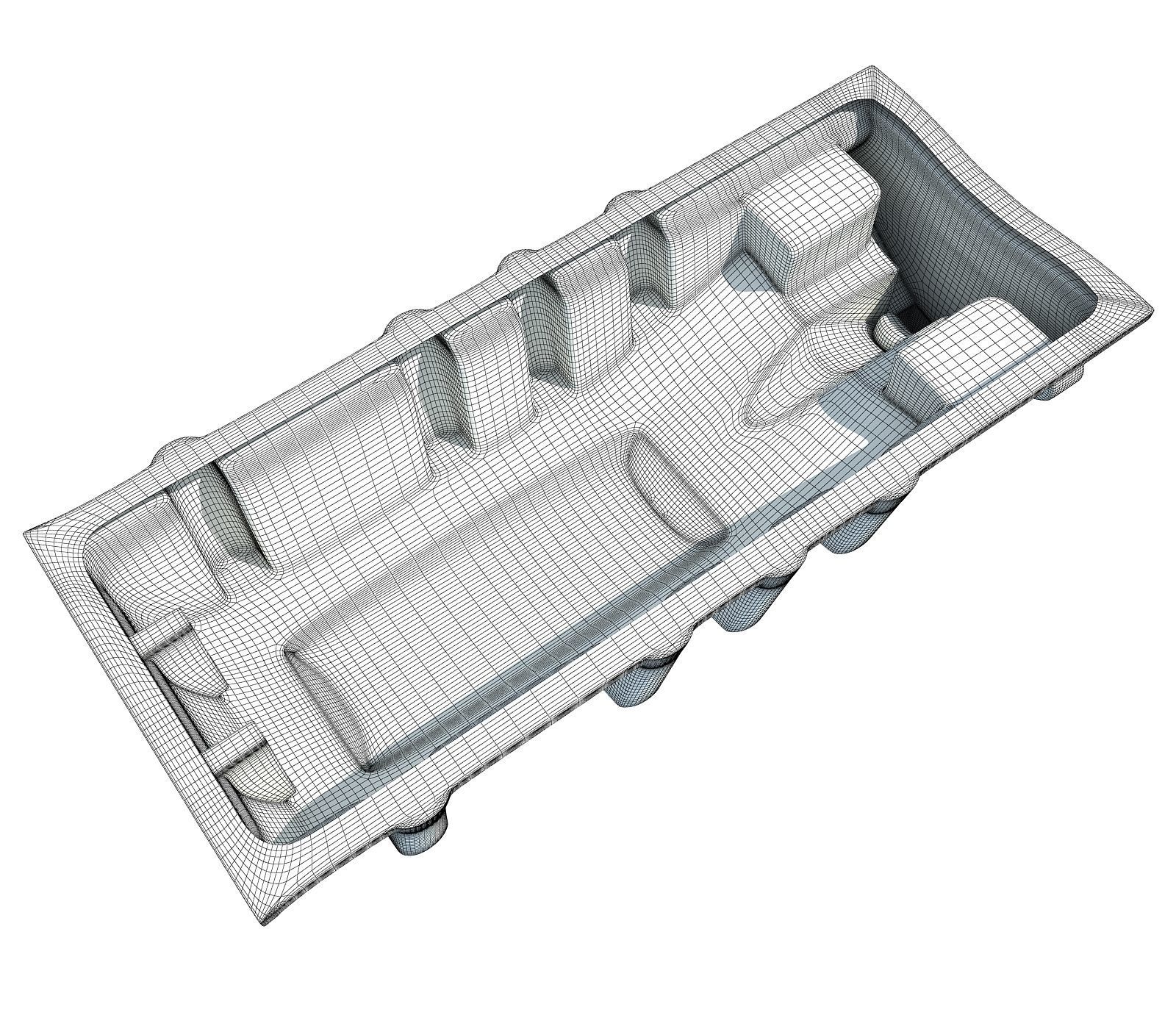 Engine Oil Sump 29 3D model_8