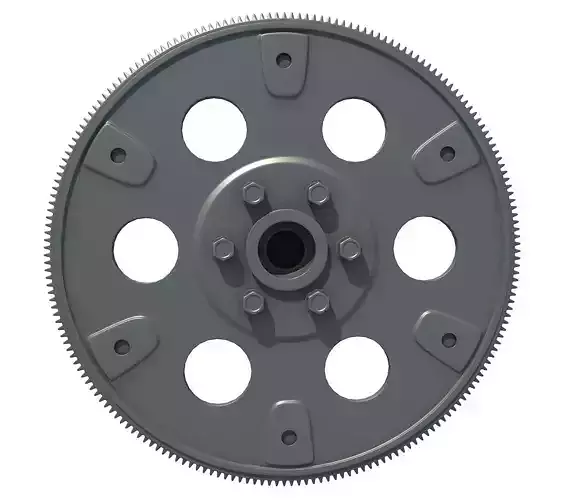 Engine Flywheel 2 3D model