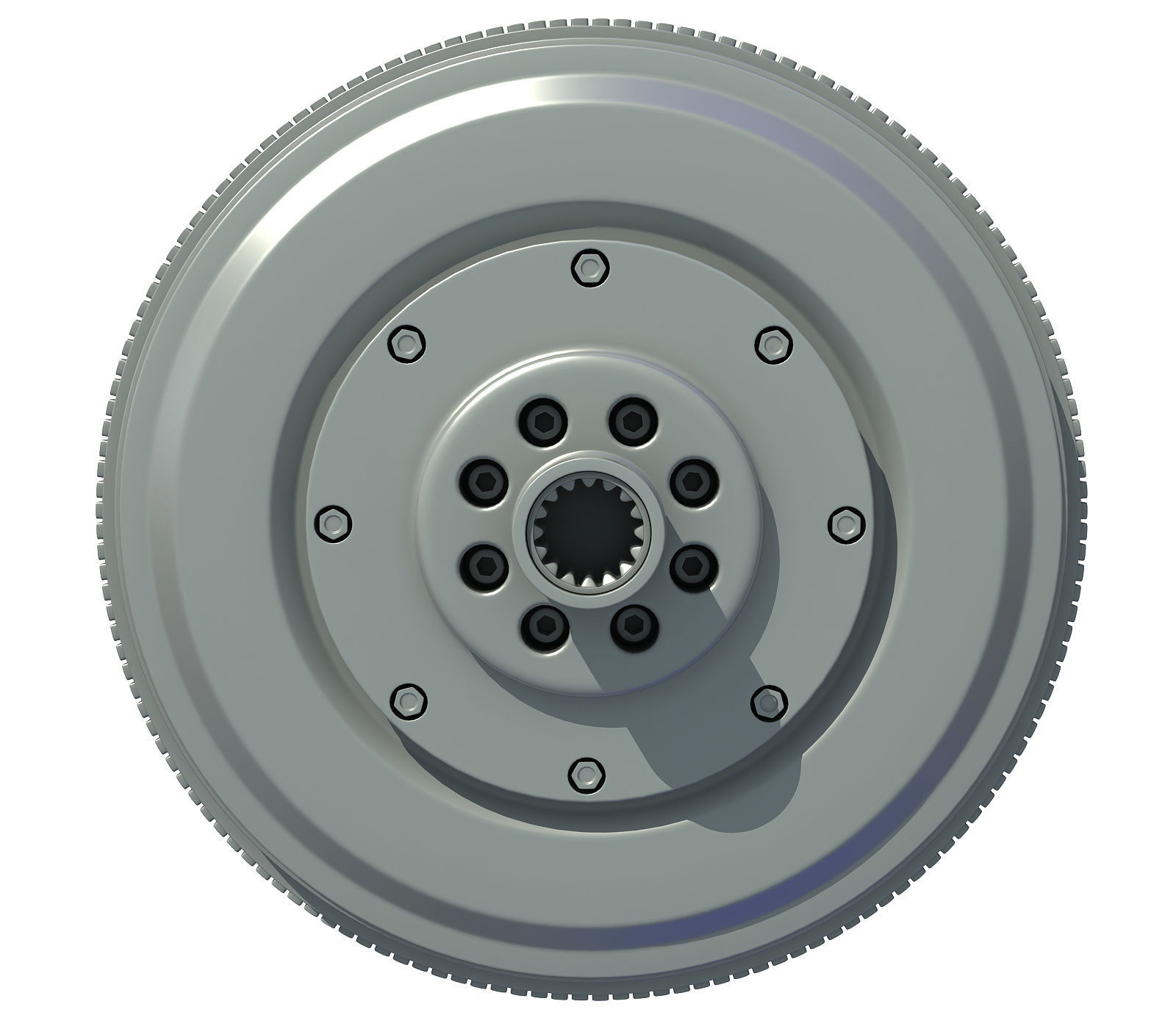 Engine Flywheel 019 3D model CGTrader