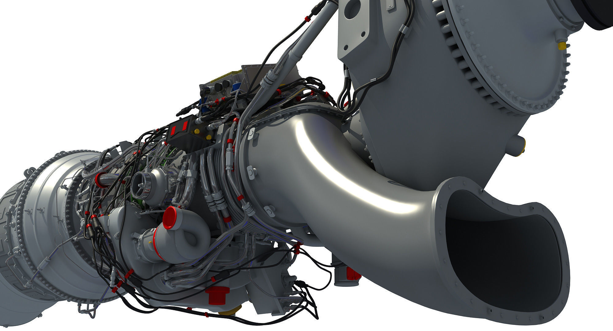 Europrop TP400-D6 Turboprop Engine 3D model_10