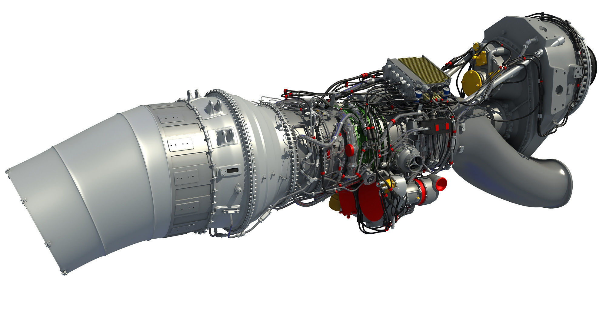 Europrop TP400-D6 Turboprop Engine 3D model_9