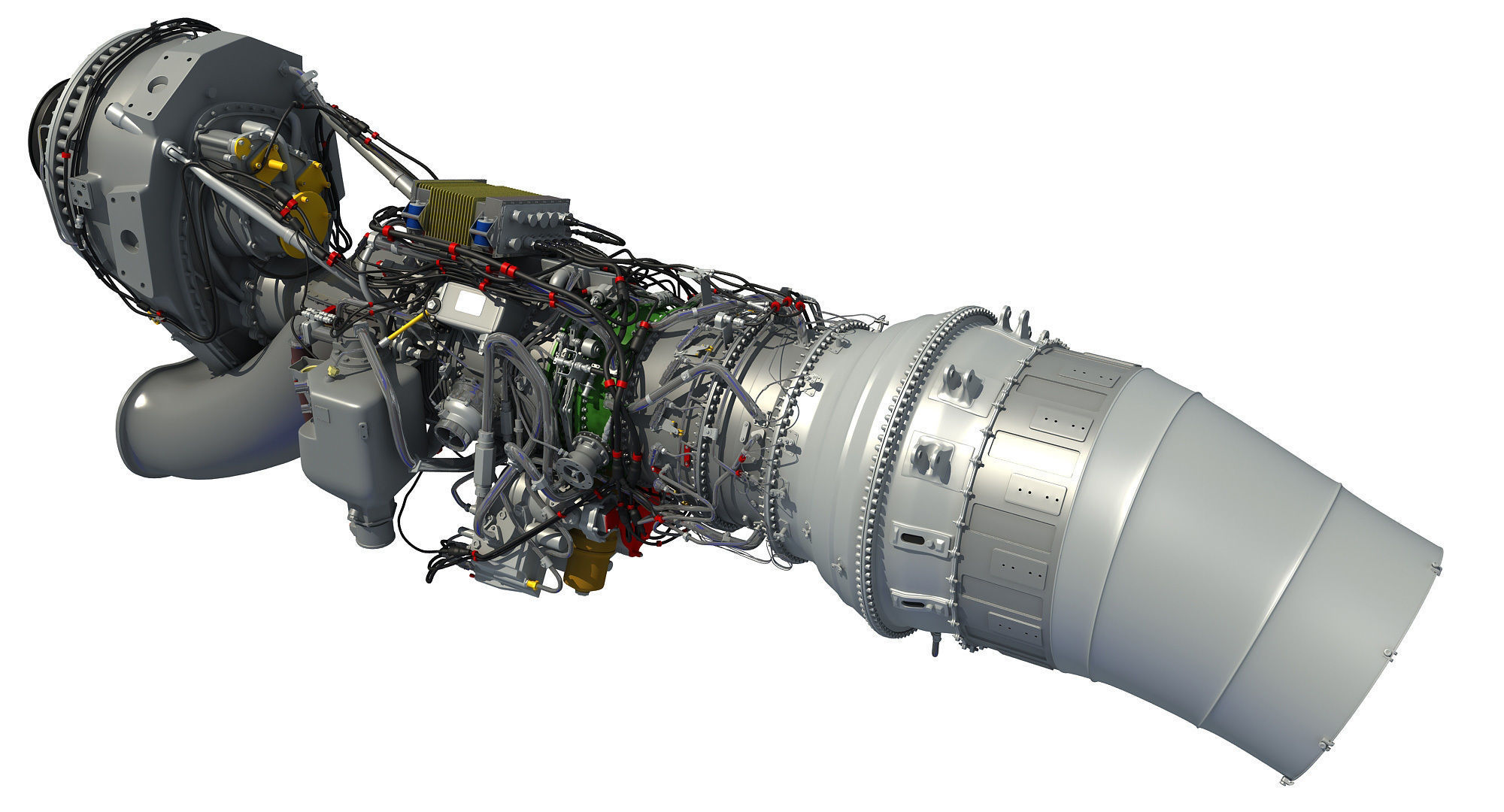Europrop TP400-D6 Turboprop Engine 3D model_7