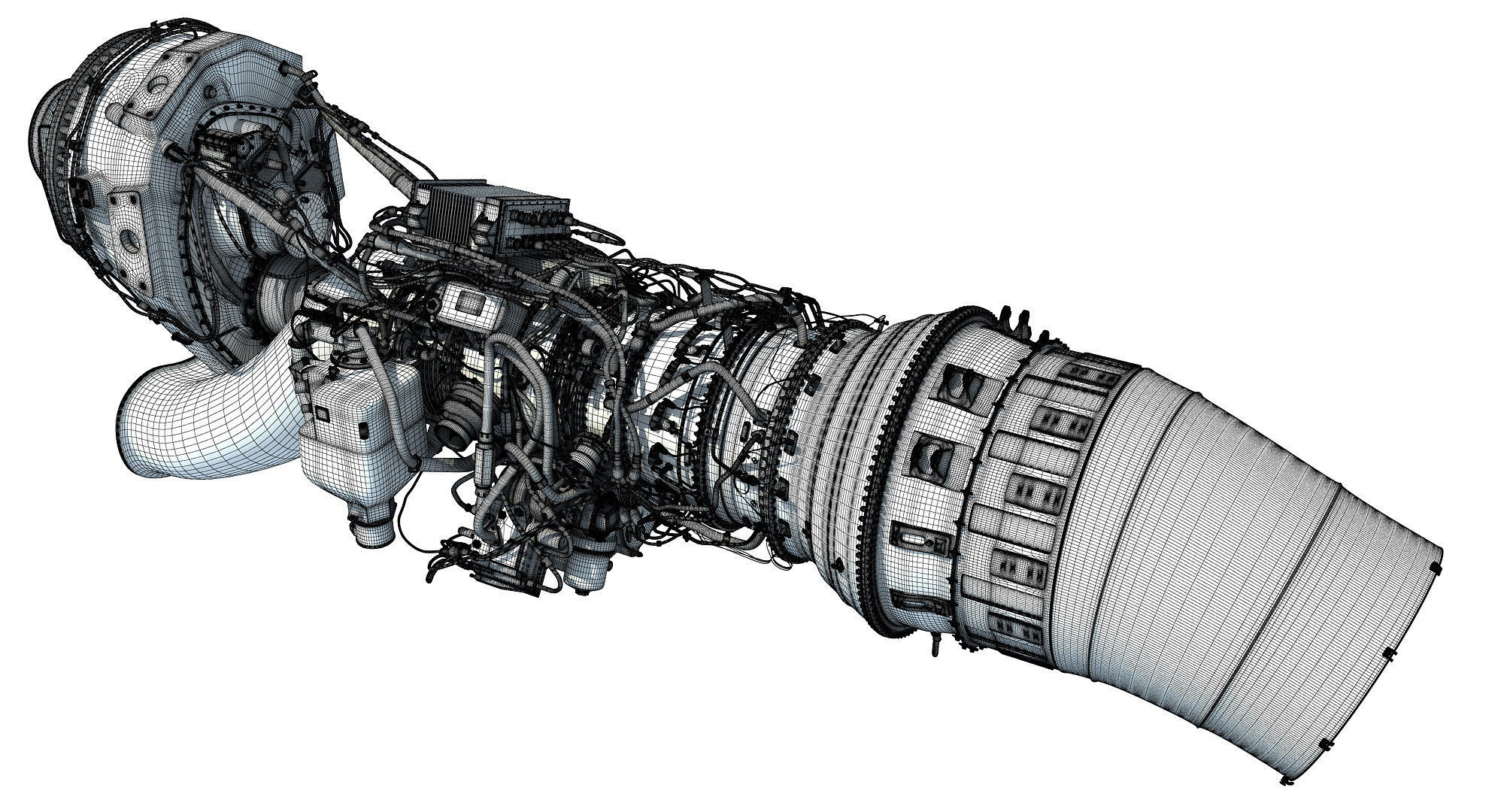 Europrop TP400-D6 Turboprop Engine 3D model_19