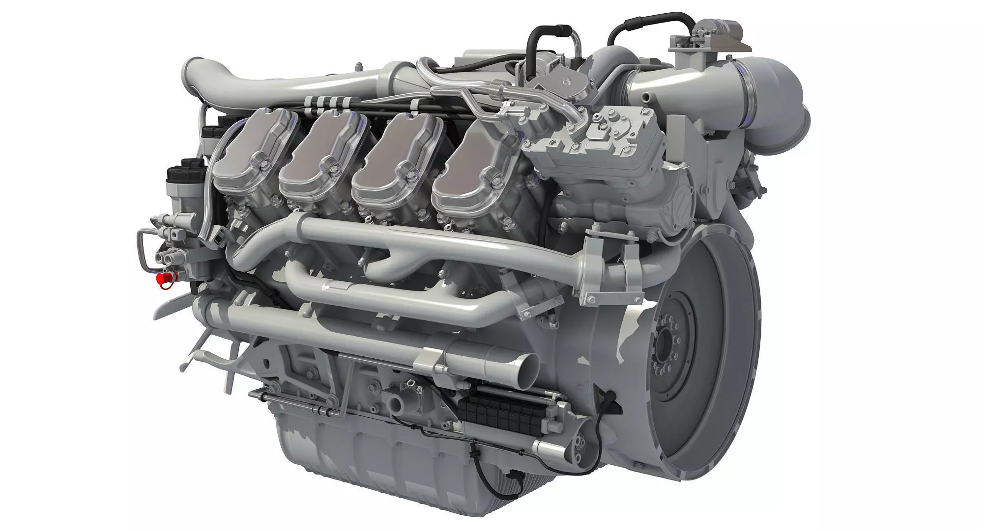 European Diesel Engine 3D model
