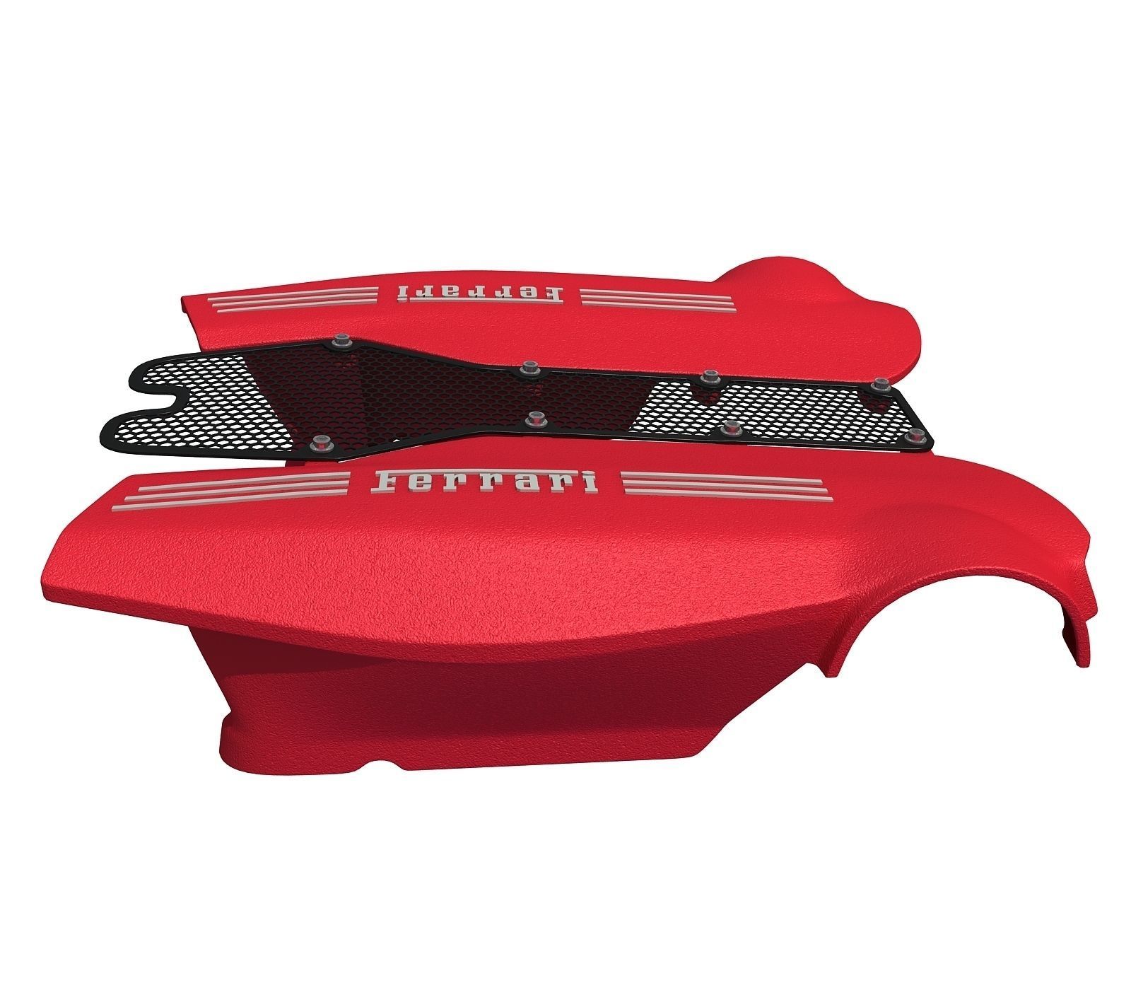 Red Engine Cover 022 3D model_5