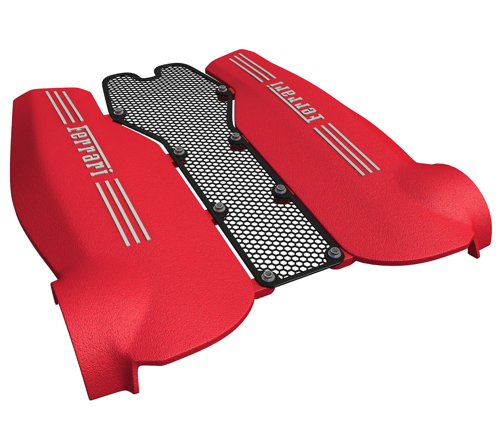 Red Engine Cover 022 3D model_2