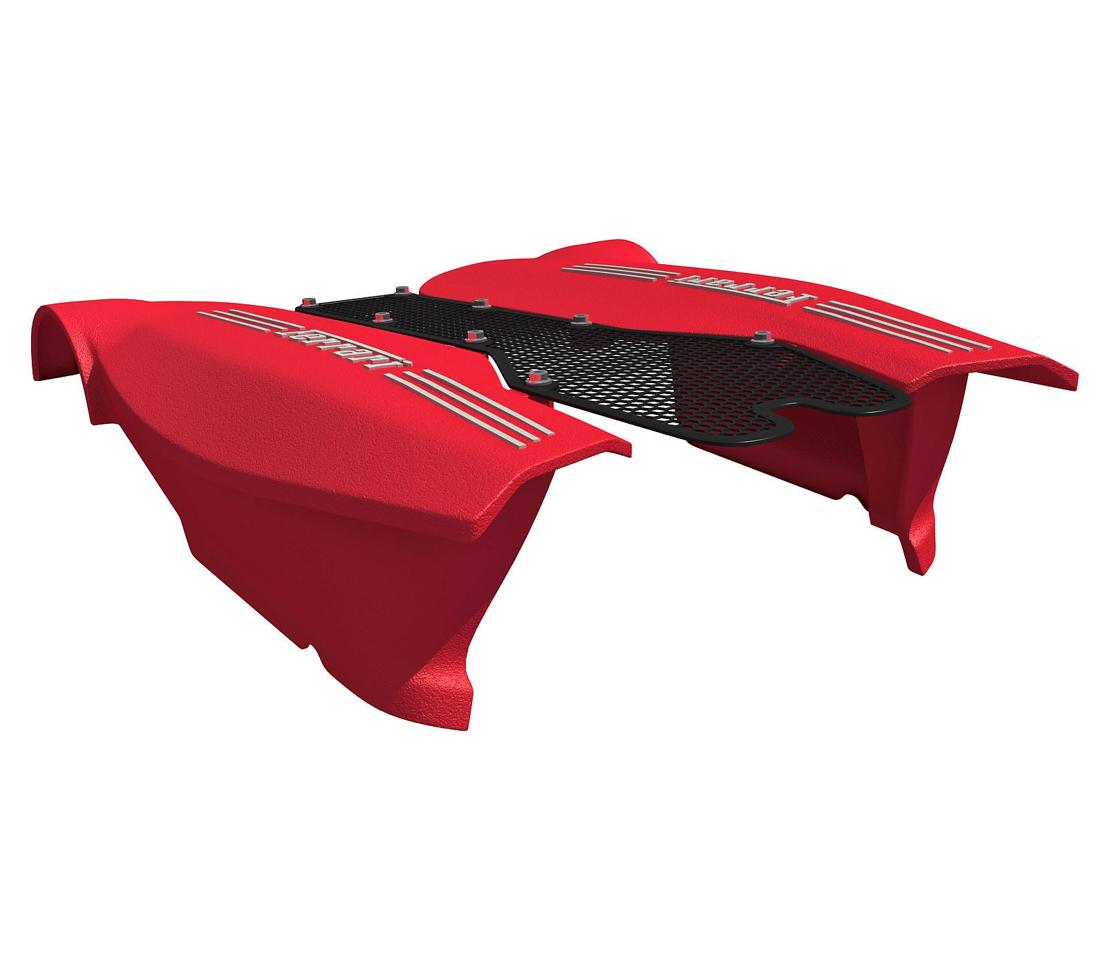 Red Engine Cover 022 3D model_3