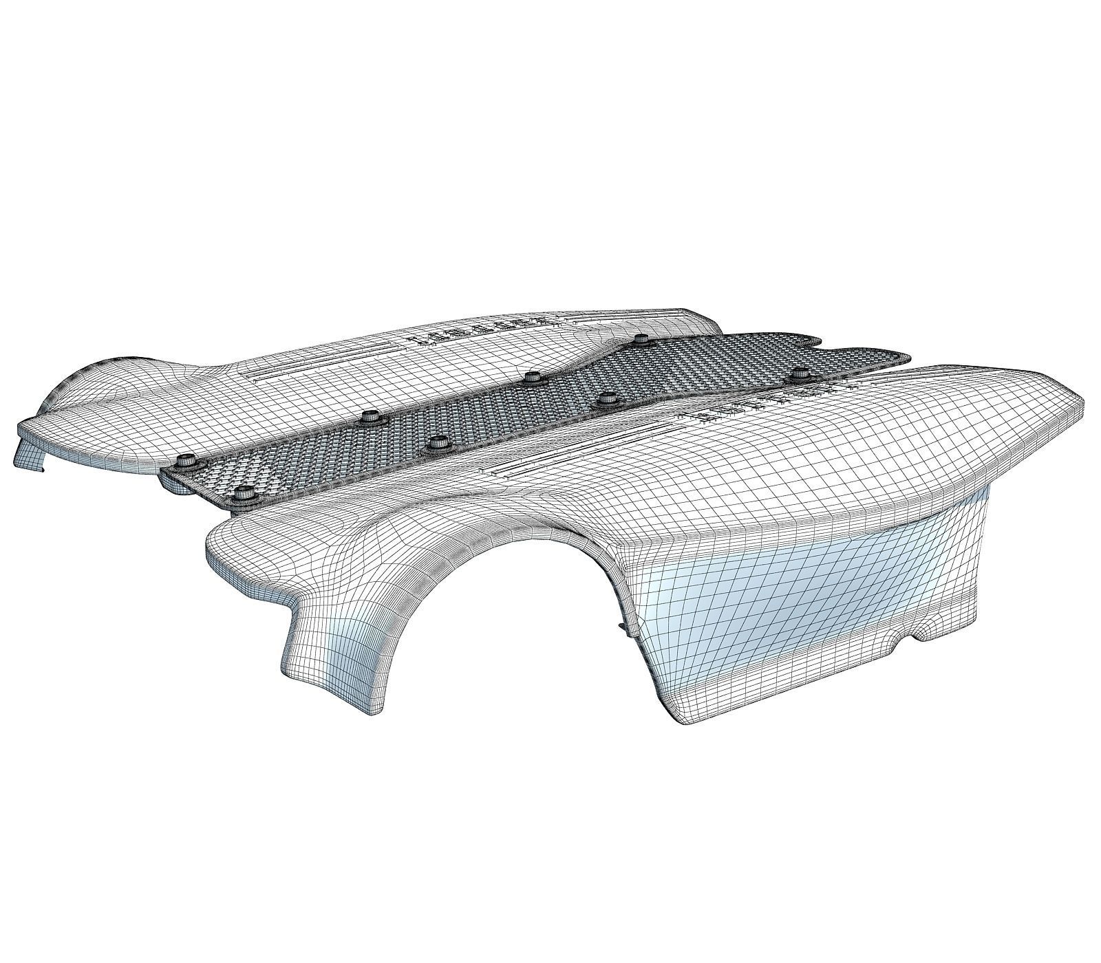 Red Engine Cover 022 3D model_9