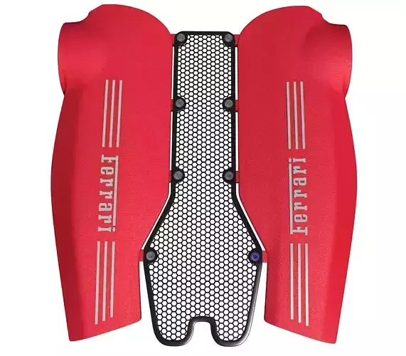 Red Engine Cover 022