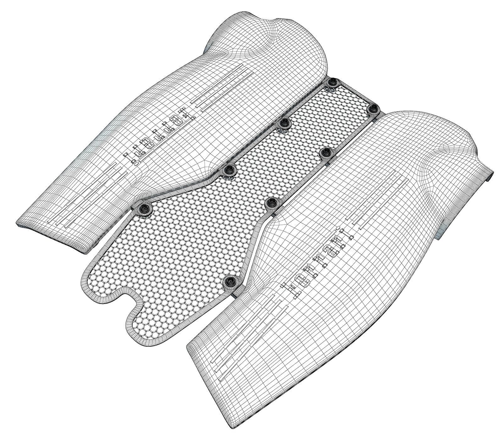 Red Engine Cover 022 3D model_6